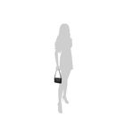 Сумка женская, отделение на молнии, 2 наружных кармана, регулируемый ремень, цвет чёрный - Фото 5