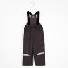 Полукомбинезон для мальчика, рост 98 см, цвет тёмно-серый 11-202М_М - Фото 1