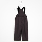 Полукомбинезон для мальчика, рост 98 см, цвет тёмно-серый 11-202М_М - Фото 2