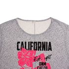 Комплект женский "Калифорния" (футболка, бриджи), размер 44, цвет серый меланж (арт. 716) - Фото 2