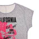 Комплект женский "Калифорния" (футболка, бриджи), размер 44, цвет серый меланж (арт. 716) - Фото 3