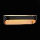 Светильник настенный St Luce. SL582.041.01. 1х6 Вт, LED, 4000K, 25х6,5 см, цвет чёрный, золото - Фото 2