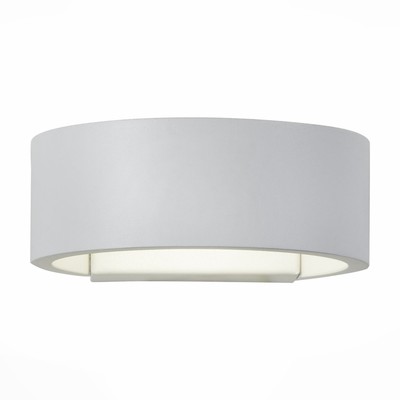 Светильник настенный St Luce. SL591.501.01. 1х6 Вт, LED, 4000K, 14х5 см, цвет белый