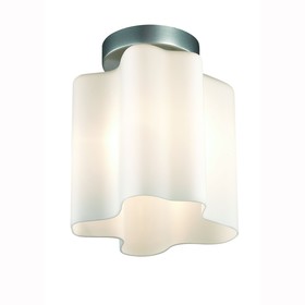 Светильник потолочный St Luce. SL116.502.01. Onde. 1х60 Вт, E27, 19х19х20 см, цвет серебристый