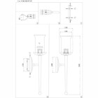 Светильник настенный Evoluce. SL122.311.01. Ancora. 1х60 Вт, E27, 18х50 см, цвет коричневый - Фото 4