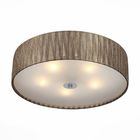 Светильник потолочный St Luce. SL357.702.05. Rondella. 5х40 Вт, E14, 50х50х16 см, цвет хром - Фото 3