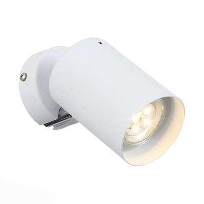 Спот St Luce. SL597.501.01. 1х3 Вт, GU10 LED, 3000K, 8х15,5 см, цвет белый, хром