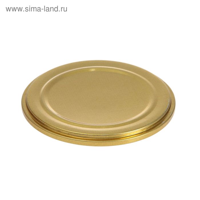 Крышка для консервирования, СКО-82 мм, лакированная, упаковка 50 шт, цвет золотой - Фото 1