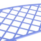 Ограждение декоративное, 36.5 × 220 см, 5 секций, пластик, синее, «Решётка» - Фото 3