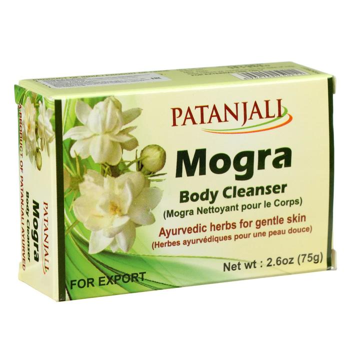 Мыло аюрведическое травяное Patanjali "Могра", 75 г - Фото 1