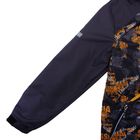Куртка для мальчика "ЛУКА", рост 134 см (68), цвет асфальт, принт оранжевый В10017-09 - Фото 5