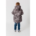 Куртка для мальчика "ГРЕЙ", рост 122 см (60), цвет серый, принт корабли К11017-15 - Фото 6