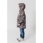 Куртка для мальчика "ГРЕЙ", рост 128 см (64), цвет серый, принт корабли К11017-15 - Фото 5