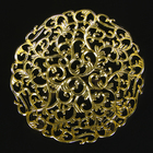 Ваза для хлеба и фруктов «Роскошь», d=25 см, цвет золотой - Фото 3