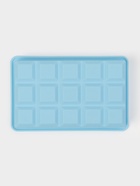 Форма для льда Доляна «Кубик», силикон, 11.7×18.7×3.4 см, 15 ячеек (3.4×3.4 см), голубая - Фото 2