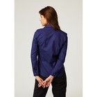 Рубашка женская прямая, размер 42, синий, хлопок 100% - Фото 4