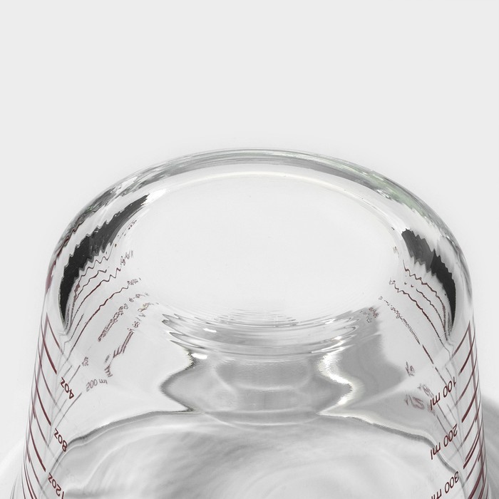 Кувшин мерный из жаропрочного стекла Доляна «Классика», 500 мл, 18×13×9 см - фото 1905397563