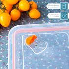 Контейнер из жаропрочного стекла Доляна «Дай пять», 1,2 л, 16,3×7,3 см, с крышкой - Фото 6