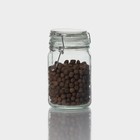 Банка для сыпучих Доляна «Оптима», 250 мл, 6.5×11.5 см, с бугельным замком, стекло, прозрачная - Фото 7