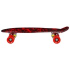 Скейтборд ONLITOP R2206, 56х15 см, колёса PU, АBEC 7, алюминиевая рама, цвет красный - фото 8313467