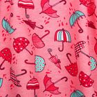 Платье для девочки, рост 74 см, цвет розовый, принт зонтики 711212-6_М - Фото 4