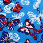 Куртка для девочки, рост 92 см, цвет голубой, принт бабочки 581212-4 - Фото 3