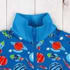 Куртка для мальчика, рост 104 см, цвет голубой, принт космос 581231-1 - Фото 2