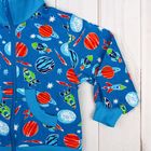 Куртка для мальчика, рост 110 см, цвет голубой, принт космос 581241-1 - Фото 3