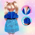 Одежда для пупса: платье вечернее, цвет синий - Фото 2