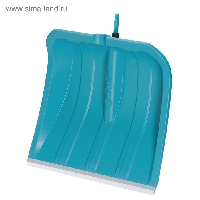 Ковш лопаты пластиковый, 500 × 440 мм, с металлической планкой, голубой, комбисистема GARDENA - Фото 1