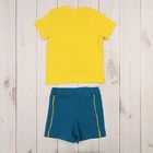 Комплект для мальчика (футболка, шорты), рост 80 см, цвет жёлтый - Фото 8
