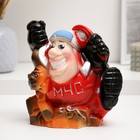 Копилка для денег «МЧС», красный, гипс, 12×20 см - Фото 2