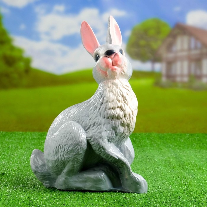 Садовая фигура "Кролик" 10х25х37см - Фото 1