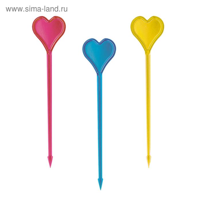 Пика "Сердце", 85 мм, 50 шт - Фото 1