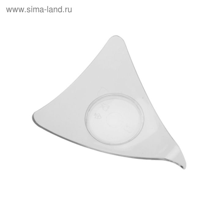 Форма для фуршета "Треугольник", 77х95х95 мм, цвет прозрачный, PS, 50 шт - Фото 1