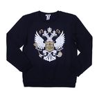 Толстовка мужская KAFTAN "Я Русский", размер XL(50), черный, хлопок 100% - Фото 1