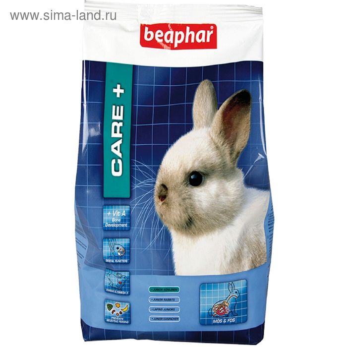 Сухой корм Beaphar Care+ для молодых кроликов, 0,25 кг. - Фото 1