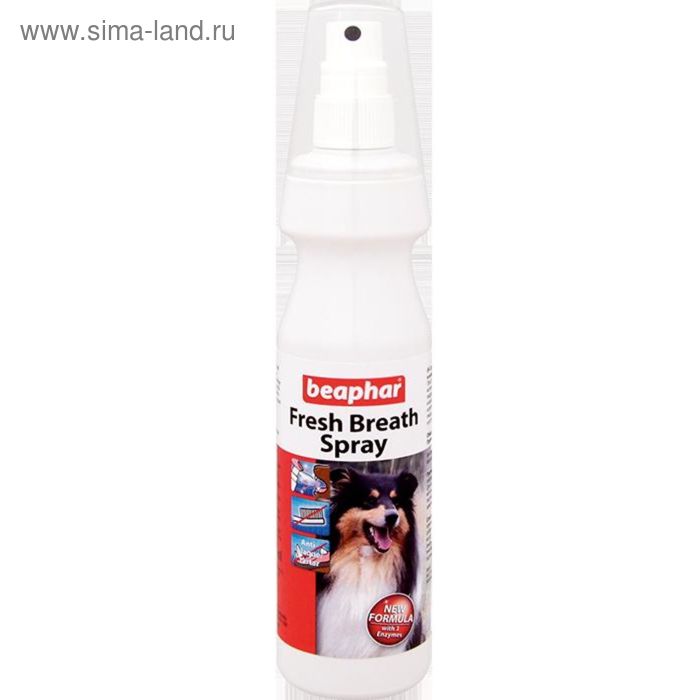Спрей Beaphar  "Fresh Breath Spray" для чистки зубов у собак, 150мл - Фото 1