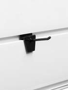 Крючок для экономпанелей пластиковый, d=4 мм, L=7 см, чёрный - Фото 3