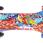 Самокат стальной, колёса световые PU 110/90 мм, тормоз, музыка - Фото 5