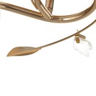 Люстра  "Лепестки" 2x40Вт E27 золото 44х33х28 см - фото 23602358