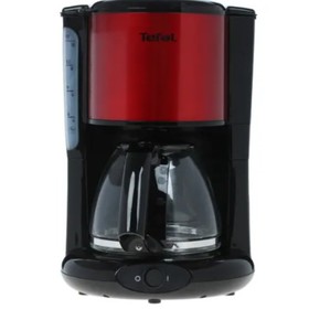 Кофеварка Tefal CM 361Е38, капельная, 1000 Вт, 1.25 л, чёрно-красная 2252716