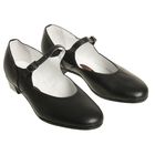Туфли народные женские, длина по стельке 22,5 см, цвет чёрный - Фото 1