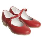 Туфли народные женские, длина по стельке 19,5 см, цвет красный - фото 2047943
