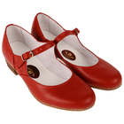 Туфли народные женские, длина по стельке 21,5 см, цвет красный - фото 2047958