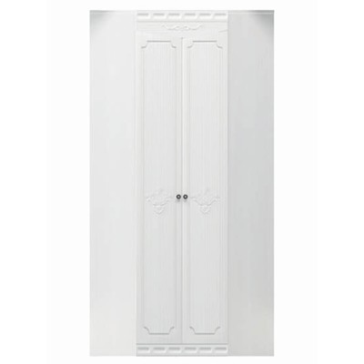 Шкаф угловой двухстворчатый «Мария–луиза», 900×900×2300 мм, цвет бодега белый