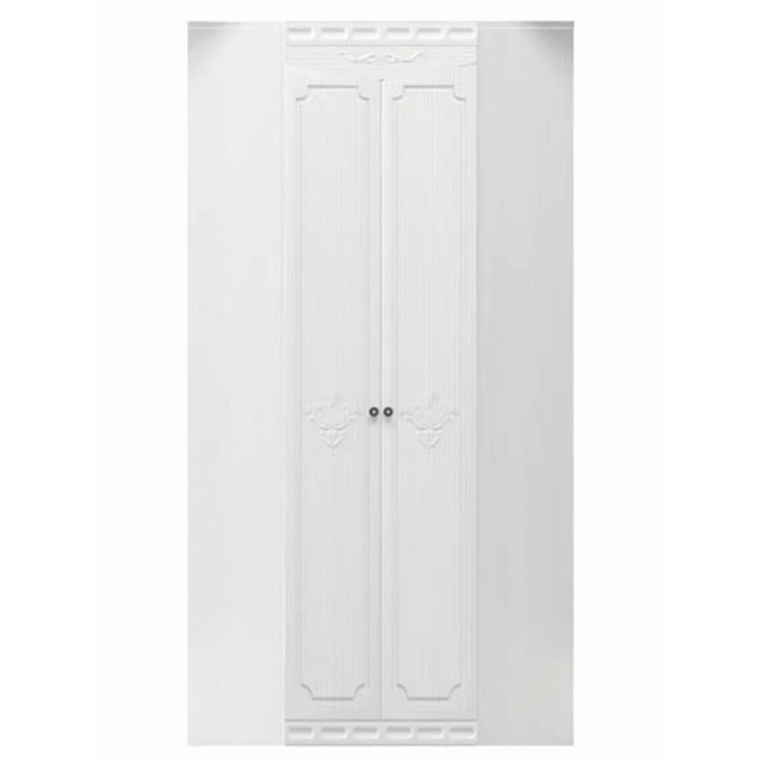 Шкаф угловой двухстворчатый «Мария–луиза», 900×900×2300 мм, цвет бодега белый - Фото 1