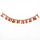 Гирлянда бумажная «С юбилеем!», 132 см - Фото 2