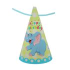 Гирлянда из колпаков «С днём рождения», голубой слоник, 200 см - Фото 2