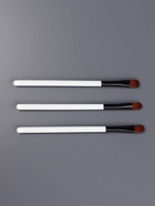 Набор кистей для макияжа SMOKY, 3 шт., 13(±1) см, белый, чёрный - Фото 3